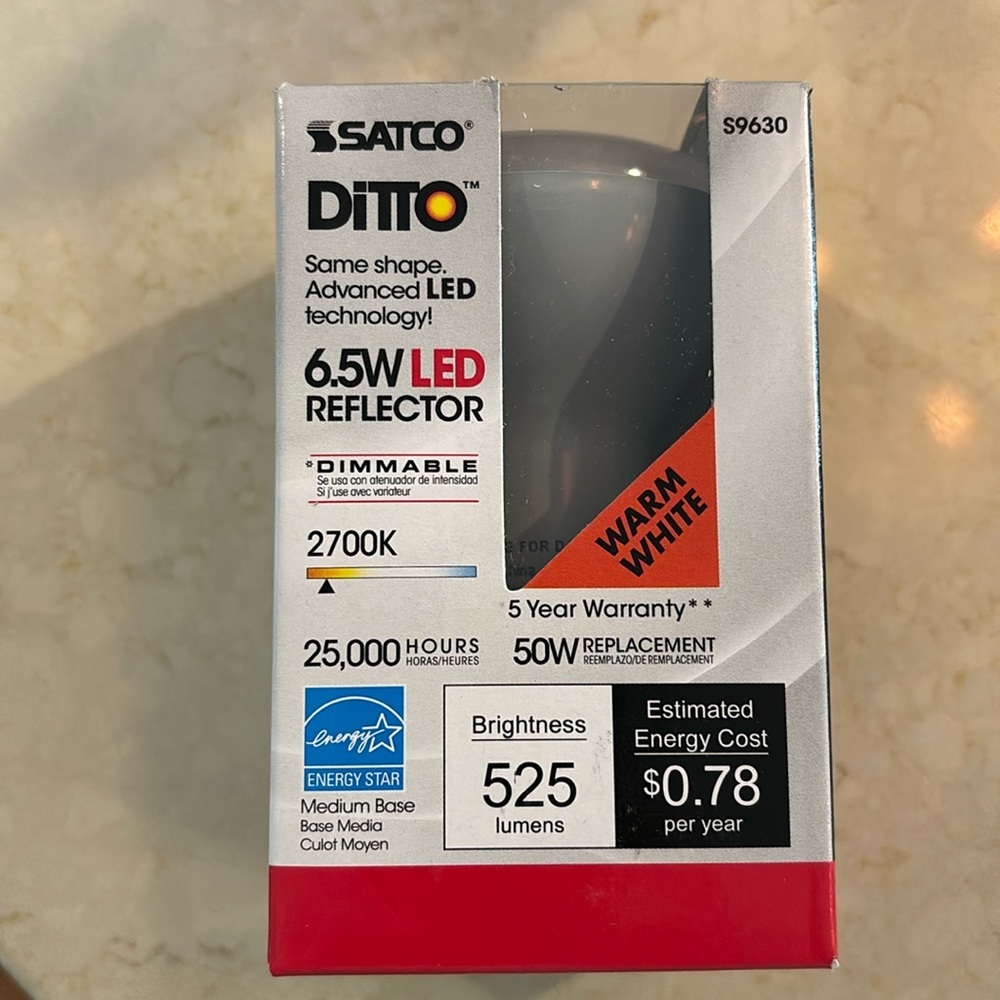 (4) Brand New Satco Lightbulbs
